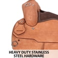 thumbnail image 5 of Schneiders Jackson II Roughout Work Saddle | Secure Fit | Light Oil | Size 17, 5 of 7