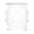 thumbnail image 4 of Xnihocha Womens See Through Mesh Mini Skirt With Shiny Rhinestones Bodycon Style For Clubbing And Party White S, 4 of 6