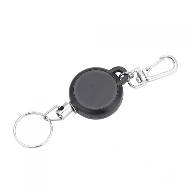 Llavero retráctil ANGGREK de Acero inoxidable para Llave de coche