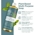 thumbnail image 3 of Dr. Jacobs Naturals Peppermint Castile Soap All-In-One Cleaner Plant-Based Formula, 32 Fl. Oz. 2-Pack, 3 of 9