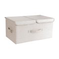 thumbnail image 1 of Caja de almacenamiento Laklulu 2 piezas con tapa gris, 1 of 5