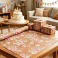 thumbnail image 1 of shyuyusa Kraft Paper Gift Wrapping Sheet with Floral Print, Retro Botanical Pattern Packing Paper, Eco Friendly Decor for Daily Holiday Gift Packaging, 1 of 7