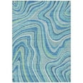 thumbnail image 2 of Addison Rugs Chantille Indoor/Outdoor Transitional Swirls Blue Washable Rectangle Rug, 8' x 10', 2 of 6