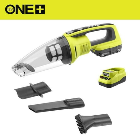 ONE  18V Cordless Performance Hand Vacuum Kit with 2.0 Ah Battery and Charger