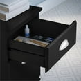 thumbnail image 5 of Bush Connecticut 60W Writing Desk Office Suite in Black Suede Oak, 5 of 7