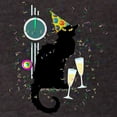 thumbnail image 3 of CafePress - Chat Noir New Years Party Countdown Light T Shirt - Mens Football Shirt, 3 of 4