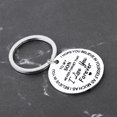 thumbnail image 6 of Bluelans Key Chain Eco-friendly English Letter Printed - Stainless Steel DIY Car Keyring Accessories for Gift, 6 of 8