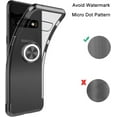 thumbnail image 2 of Designed for Samsung Galaxy S10 Plus / S10+ Case 6.4" Rotating Ring Holder Crystal Clear Back Shock-Absorption Electroplated Frame Soft TPU Bumper Cover Phone Case - Black, 2 of 14