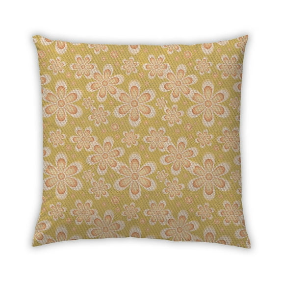 Ahgly Company Outdoor Square Contemporary Throw Pillow, 18 inch by 18 inch