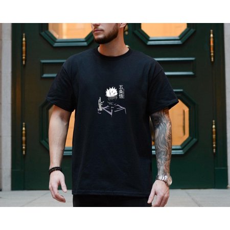 Gojo Saturo T-Shirt, Jujutsu Kaisen Tee, Anime Character Shirt, Gojo Satoru Merch, Anime Print Top, Manga Style Clothinghot Trend, Gift For Men, Women, Shirt, Sweatshirt, Hoodie