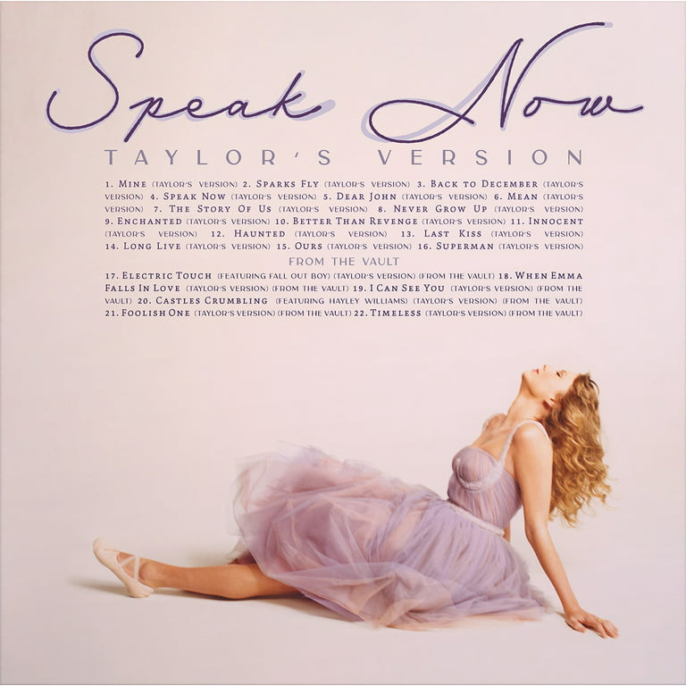 Taylor Swift- Speak Now (Taylor's Version) Vinyl 3LP 