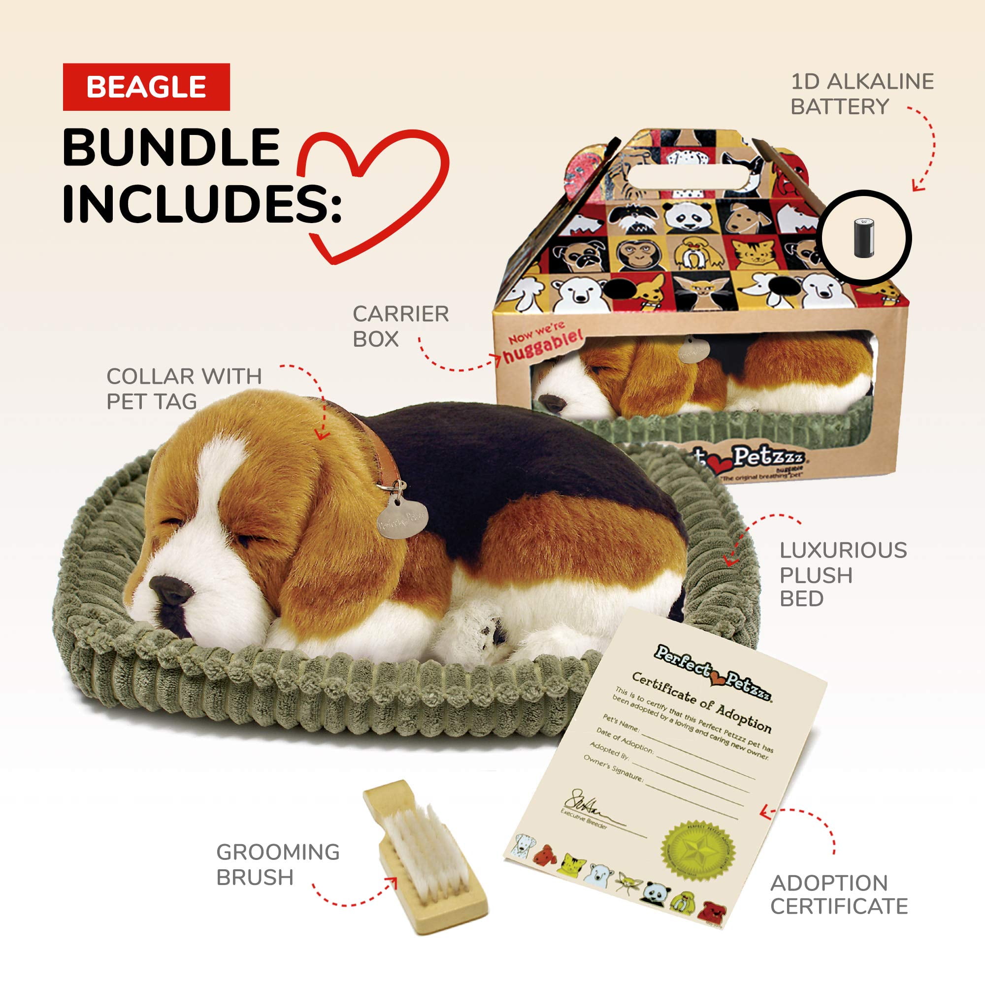 Perfect petzzz ビーグル(?)ぬいぐるみ Perfect Petzzz Original Beagle - Lifelike Stuffed