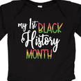 thumbnail image 4 of Inktastic My 1st Black History Month Boys or Girls Long Sleeve Baby Bodysuit, 4 of 5