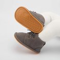 thumbnail image 2 of HsdsBebe?Baby?Boys?Girls?Oxford?Shoes?PU?Leather?Soft?Rubber?Sole?Sneakers??Anti-Slip?Toddler?Ankle?Boots?Infant?Walking?Shoes Moccasins, 2 of 6