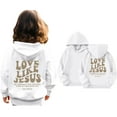 thumbnail image 5 of Kids Girl Hoodies Christian Sweatshirts Long Sleeve Graphic Hoodies Girls Casual Oversize Pullover Top Christian Clothing Size 4-5 Years Girls Clothes Cute&nbsp;Boy Girl&nbsp;Clothing, 5 of 9