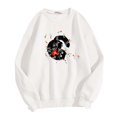 thumbnail image 3 of WEAIXIMIUNG Sweatshirts Personnalisés Design pour Femmes Mignon Imprimé de Noël Hoodie Décontracté Manches Longues Col Rond Pull pour Vacances, 3 of 3