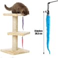 thumbnail image 5 of Jouet Baguette pour Chat Recharge de Remplacement -12 Pcs Ver de Queue avec Cloche Chasseur Interactif pour Chat, 5 of 5