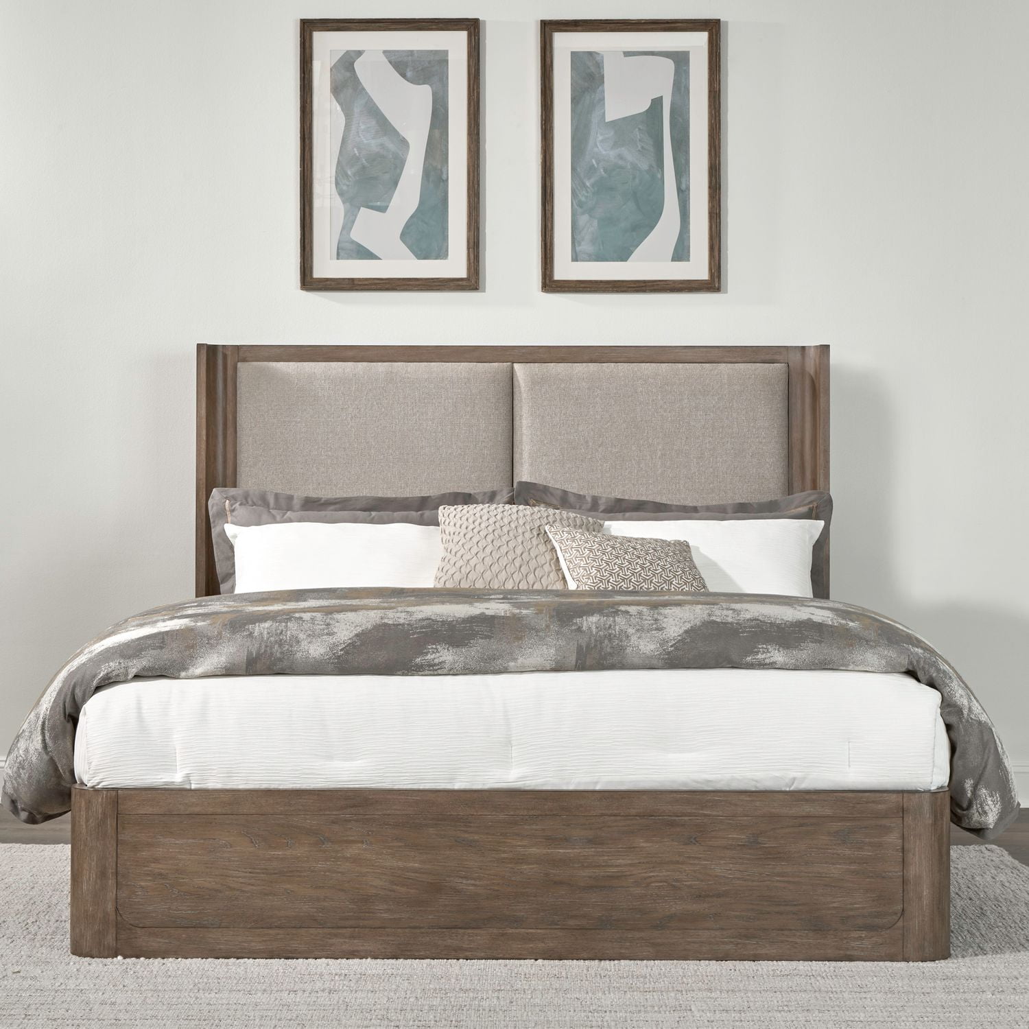 Liberty Furniture South Bend California King Shelter Bed Dresser & Mirror