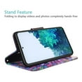 thumbnail image 4 of Case For Galaxy S21 Plus/S21+ Leather Flip Pouch Wallet Case Cover Folio [Kickstand] for Girls Women Phone Cases For Galaxy S21 Plus/S21+ Case -- Rainbow Flower, 4 of 6