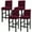 Red wine, variant on Stretch Chair Covers Pub Counter Stool Covers Reusable Removable Washable Height Bar Stool Cover Anti-Dust Jacquard Chair Protector Cover for Kitchen Dining Room Cafe-2 Pcs-Light green