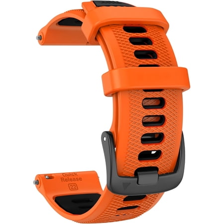 Watch Strap for Forerunner 255 Music/Forerunner 265/Garmin Venu 2/Vivoactive 4 Silicone Quick Release Replacement Band 22mm