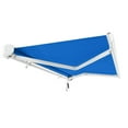 thumbnail image 6 of Awntech 18' x 10' Full Cassette Right Motorized Patio Retractable Awning, Bright Blue, 6 of 7