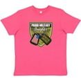 thumbnail image 3 of Inktastic Proud Military Daughter Soldier Hero Youth T-Shirt, 3 of 5