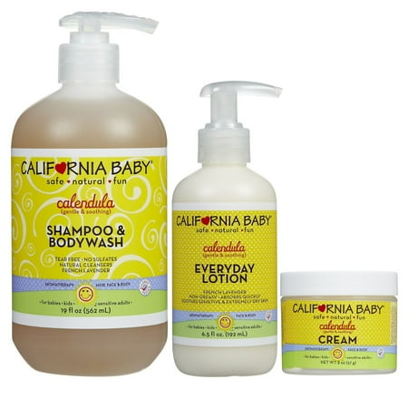 bodywash calendula lotion shampoo everyday cream california baby