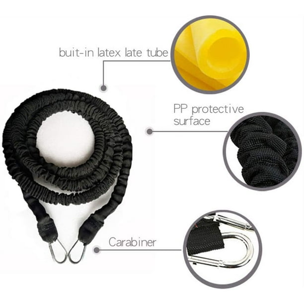 Cuerda De Batalla Fizyo 9 Metros - Para Entrenamiento De Fuerza, 6.6 Kg, Puntas Recubiertas, 3 Capas