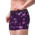 thumbnail image 2 of Naloa Purple Snow Flakes Mens Underwear - Boxers for Men, Mens Boxer Briefs, Classic Briefs for Men-XX-Large, 2 of 5