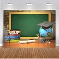 thumbnail image 2 of Back to School Backdrops Online Teaching Photography Backdrop 5x3ft Online Course Decor Banner Blackboard Books Map Student Party Children Portrait Photo Background Studio Props Booth, 2 of 6