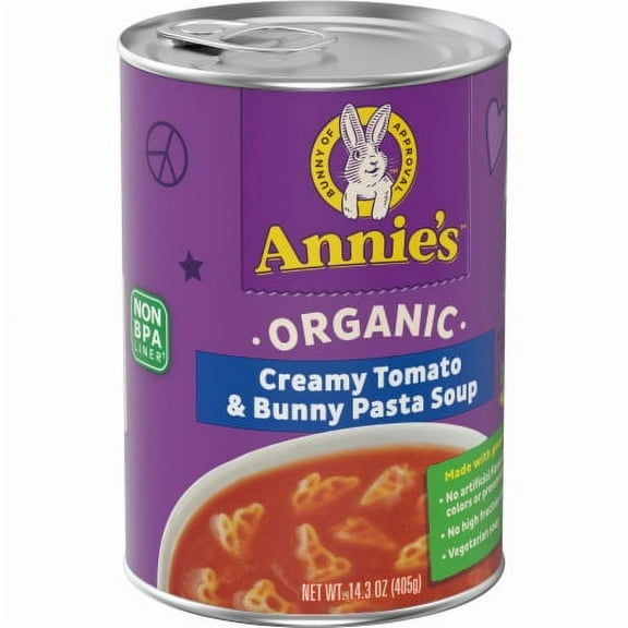 2X-Annie’s Creamy Tomato & Bunny Pasta Canned Soup - 14.3 oz
