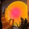 thumbnail image 3 of Lámpara de atardecer, proyector de atardecer LED USB, lámpara de ambiente, luz nocturna para dormitorio, sala de estar, decoración de fiesta, 3 of 8