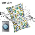 thumbnail image 6 of Pofeuu Summer Leopard Print Polyester Microfiber Plush Pillowcases, Super Soft and Cozy Pillow Case Covers with Envelop Closure（Pillow core not included）-14"x20", 6 of 6
