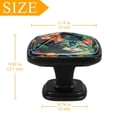thumbnail image 4 of 4 Pcs Cabinet Handle Drawer Pulls Cartoon Cat Knobs with Screws Square Furniture Office Cabinet Knob Decoration, 4 of 7