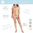 thumbnail image 2 of Hello Mello Signature Lounge Top and Shorts, 2-Piece Pajama Set, Lazy Daisy Large/X-Large (Women's), 2 of 7