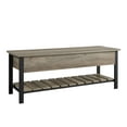 thumbnail image 6 of Walker Edison Storage Bench, Grey Wash, 6 of 11