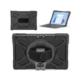thumbnail image 3 of Case for Microsoft Surface Pro 9 13 inch 2022, Rugged Case for Surface Pro 9 with Kickstand and Hand Strap Heavy Duty Shockproof, Compatible with Type Cover Keyboard, Universal Stylus Pen, 3 of 7