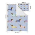thumbnail image 5 of Colorful Funny Dachshund Duvet Cover and Pillowcase Set for Single Bedding, Bedroom Accessories for Kids Teens, 5 of 5