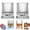 SET B, variant on Spinning Crystal Whiskey Glasses Set of 2 – 360° Rotating with LED‑Lit Crystal Base, Heavy Old Fashioned Glass Tumbler for Bourbon & Scotch, Gift for Men, Dad, Husband