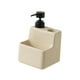 thumbnail image 4 of Dispensador de jabón con soporte para esponja, cocina, recargable, dispensador de jabón para platos, esponja Beige, 4 of 8