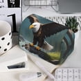thumbnail image 7 of Goofa Forest River Bald Eagle Pattern Double Layer Pen Pencil Case, Protective Large Capacity Storage Organizer Pen Pouch, Office College Supplies for Teens Adults, 7 of 7