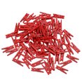 thumbnail image 4 of NUOLUX 100Pcs Mini Clip Shape Photo Clips Natural Wood Small Clothespins For Photos Home Decorations, 4 of 7