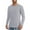 GY1, variant on MIXUE Shirts For Men Summer Solid Color Round Neck Long Sleeve Casual Basic Pullover Tops Tshirts Streetwear,White,XL