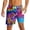 Z1-Multicolour, variant on Mens Swim Trunks with Compression Quick Dry 5 Inch Inseam Swimming Beach Shorts Summer Beach Cruise Water Park
