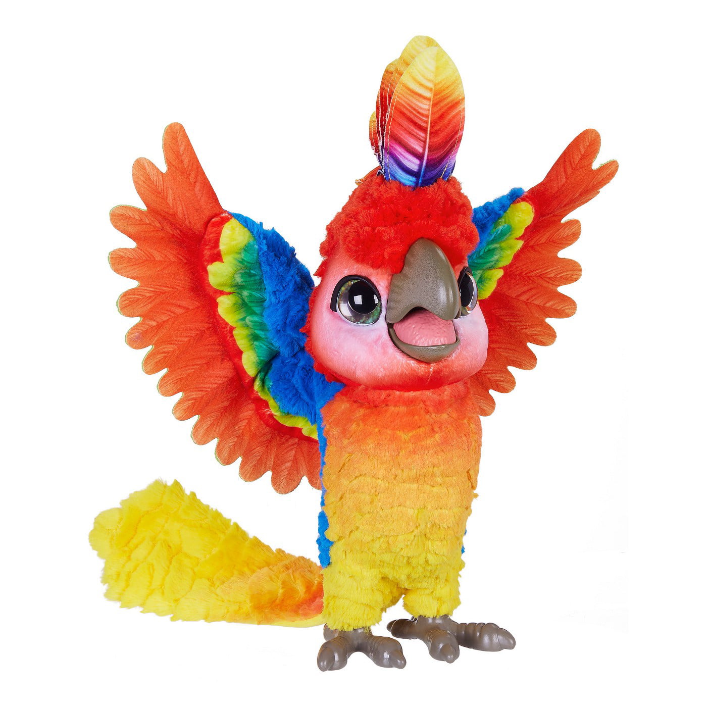 FurReal Rock-a-too The Show Bird Talking Moving Plush Fur Real Parrot Toy Ad3 for sale online 
