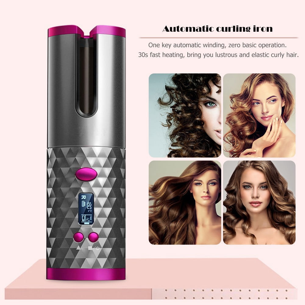 Wireless handheld automatic curling iron, lazy USB charging curling iron, lazy curling iron, anti scald home automatic curling iron