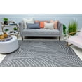 thumbnail image 5 of Mason Brooks Azure AZ25C Palm Grey Geometric Contemporary Gray Area Rug, 8'3" X 10'0", 5 of 6