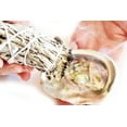 thumbnail image 2 of Smudge Kit: Abalone Shell (small) and 4" California White Sage Stick Positive Energy & Purification, 2 of 3