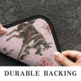 thumbnail image 6 of Dogs with Pioneer Flower Door Rugs,Washable Non Slip Door Mats Indoor,Decorative Door Mats,Entry Mat Indoor for Entrance,Bedroom,Kitchen,Bathroom,30"x17", 6 of 6